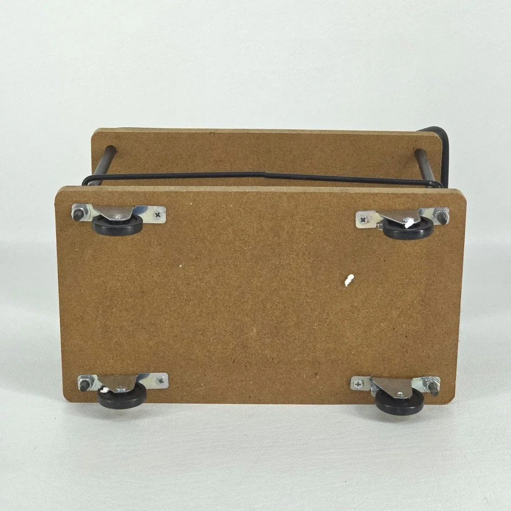 Horizon Group USA 2 Tier Retail Counter TikTok Display Cart Home Decor Brown NEW